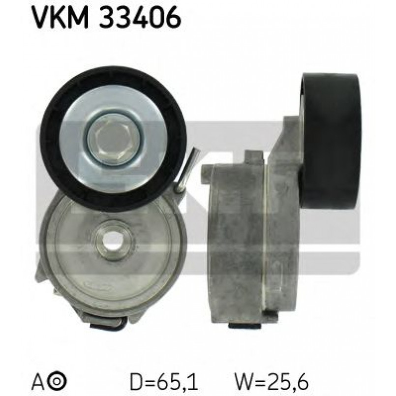 VKM 33406 SKF Натягувач поліклинового ременя